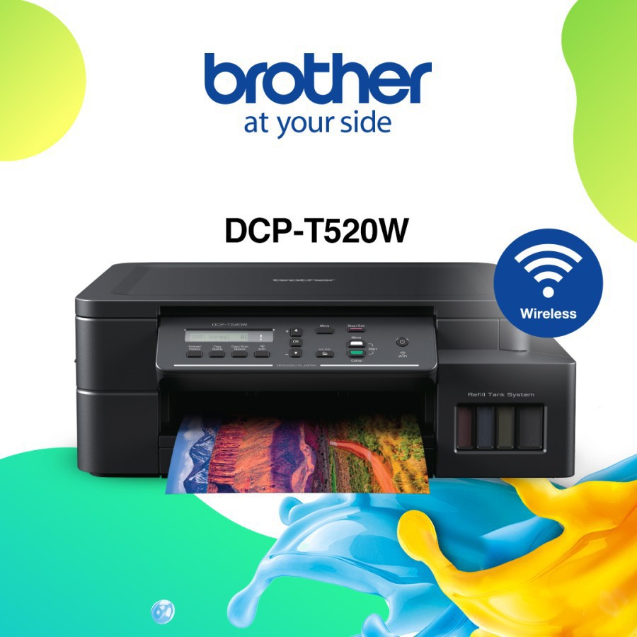 Máy in phun màu đa năng Brother DCP-T520W2