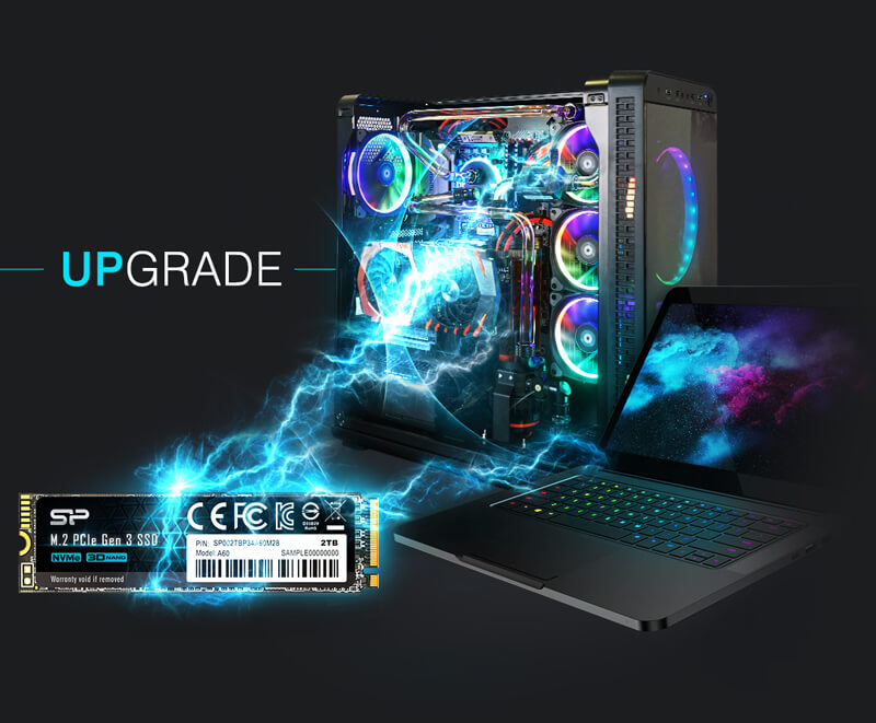 Ổ cứng Silicon Power M.2 2280 PCIe SSD A60 1 TB1