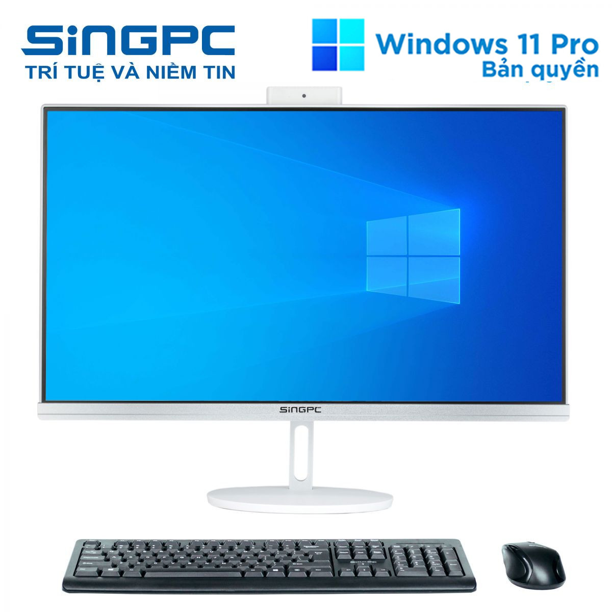Máy tính All in one SingPC M24Fi51282-W (Màn hình cảm ứng)